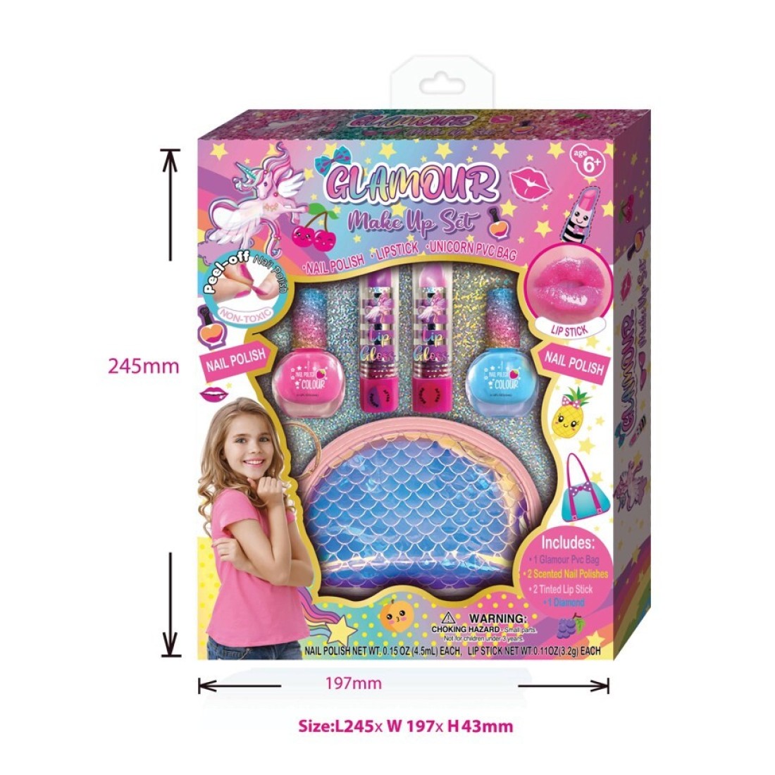 GLAMOUR MAKE UP SET