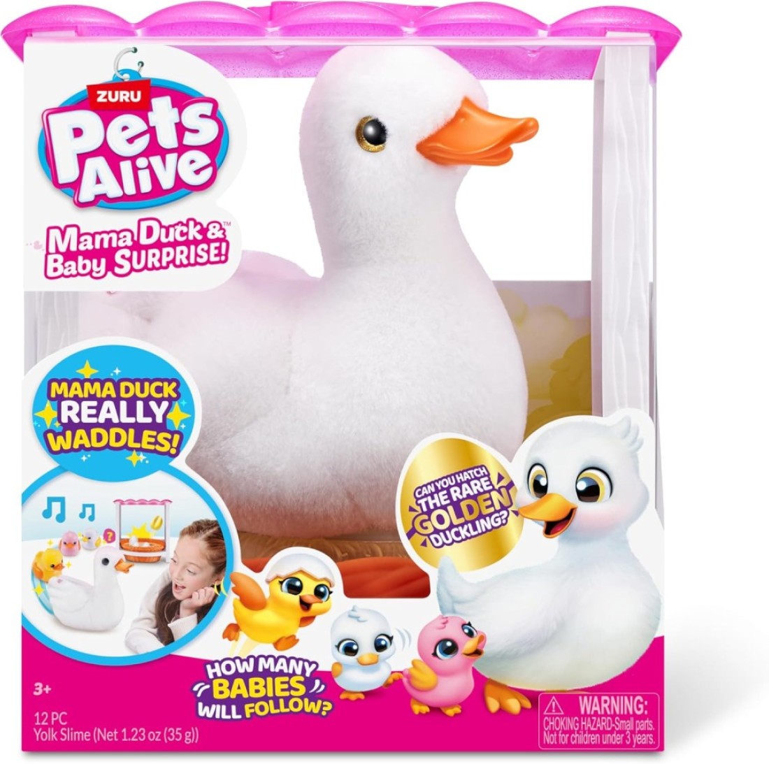 سلسلة مفاجآت Pets Alive Mama & Baby 1 Mama Duck
