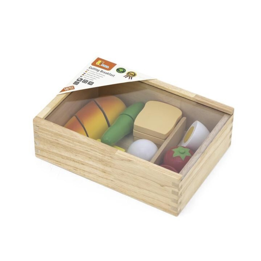 Wooden Breakfast &amp; Chopping Board Set