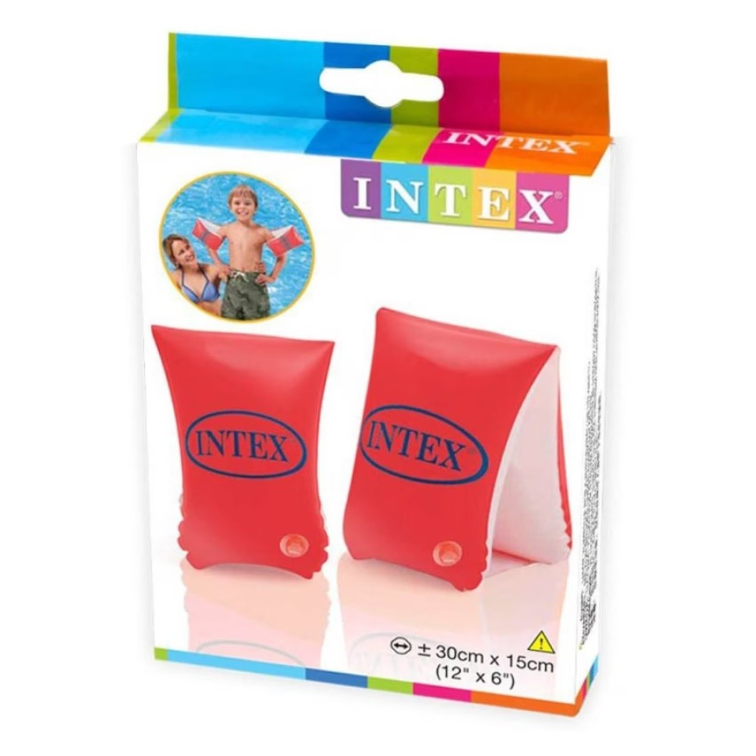 Intex Large Swimming Arm Bands Red Pack of 2