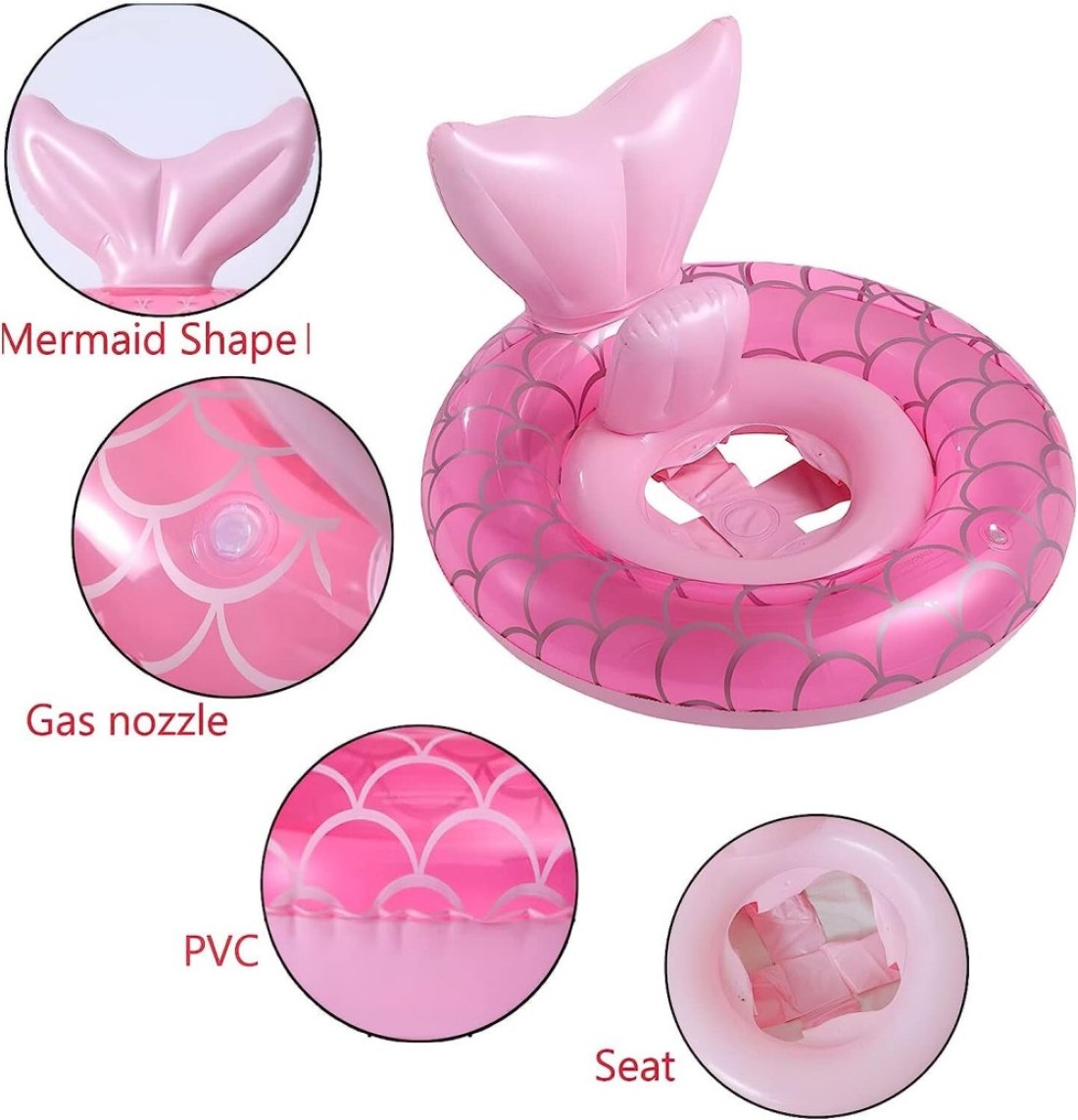 ESSEN - Swimming Float Inflatable Swim Ring - Mermaid