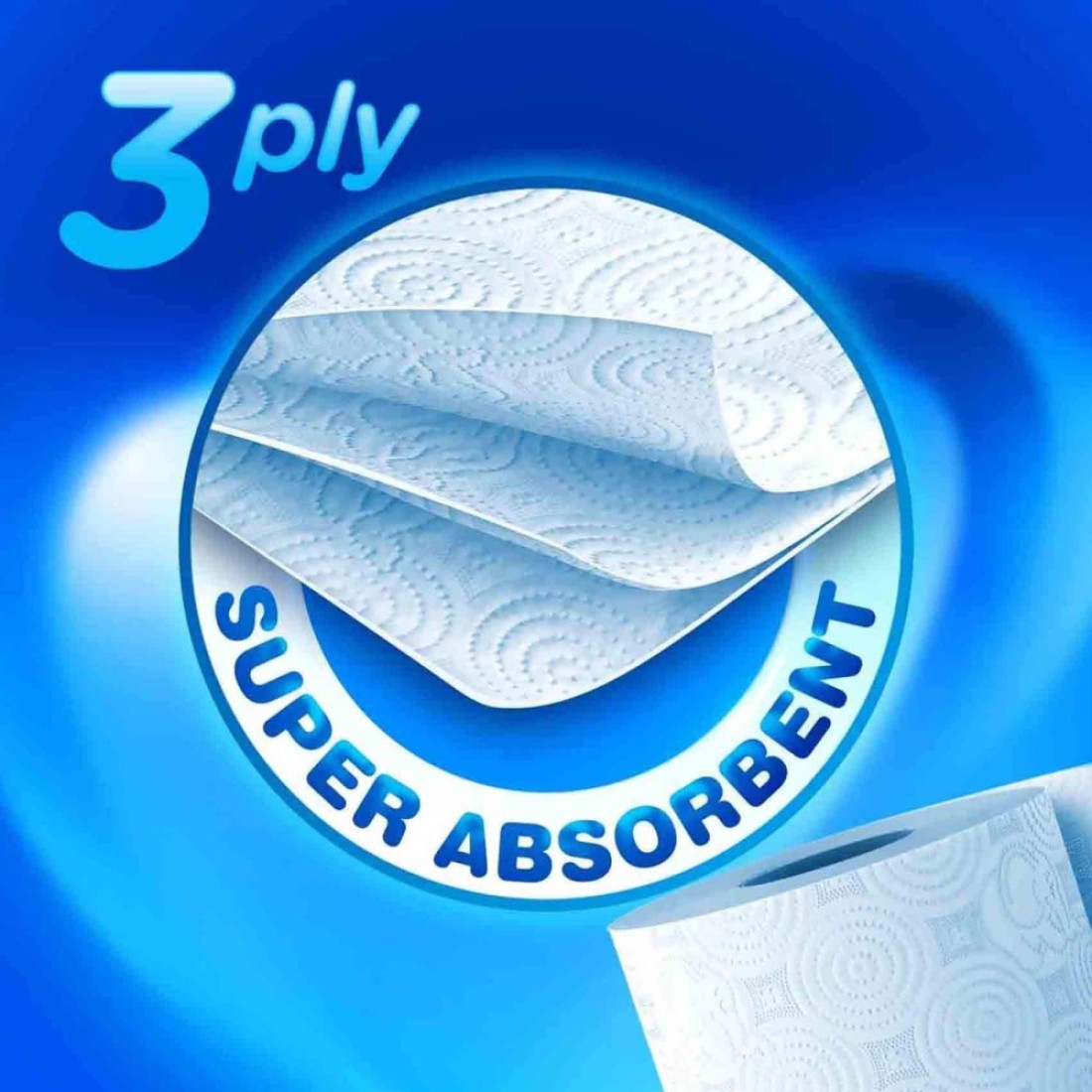 Selpak 3 Ply Toilet Tissue White 12 Rolls