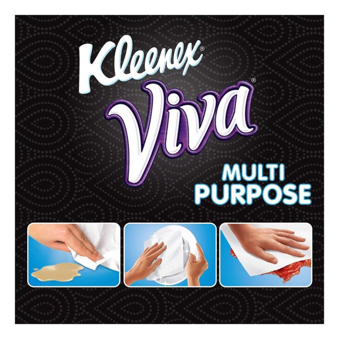 Kleenex Viva Multi-Purpose Ultra Absorbent Towels White 8 Rolls
