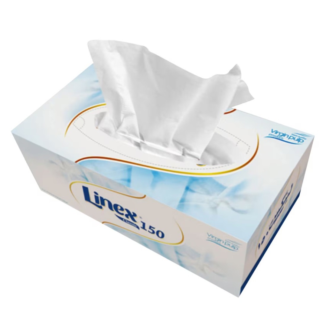 Linex Classic Facial Tissue White 150 Sheets Pack of 5
