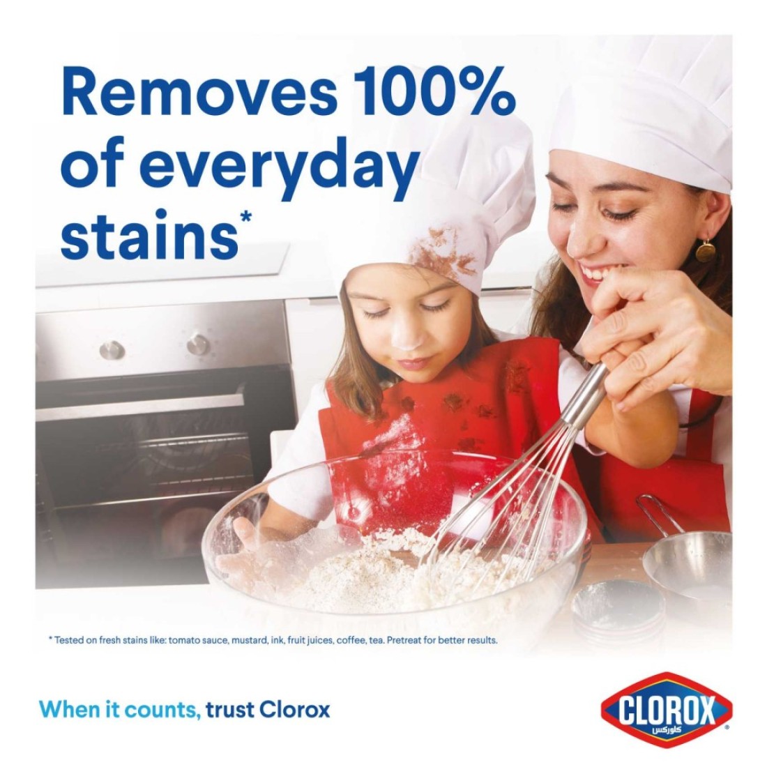 Clorox Powder Ultra Stain Remover &amp; Supreme Whitener For White Clothes 900g
