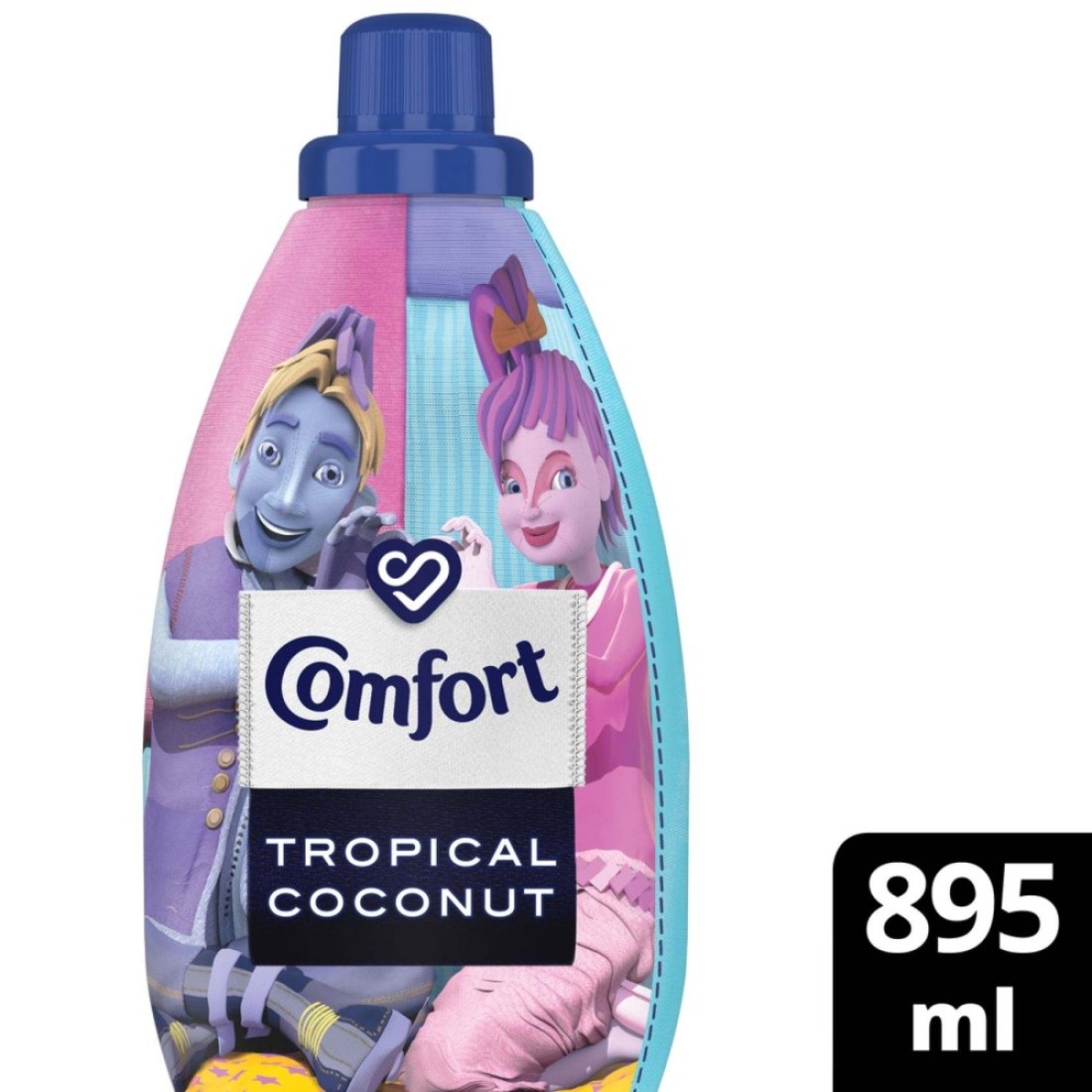 Comfort Cloth Family Concentrated Fabric Softener Tropical Coconut Limited Edition 895ml