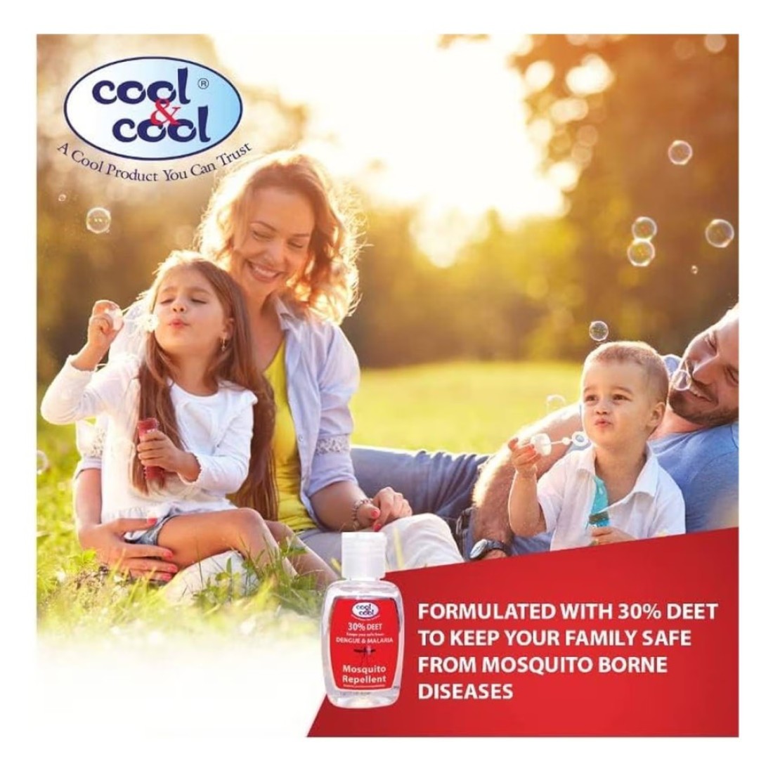 Cool &amp; Cool Mosquito Repellent Gel 60ml Pack of 2