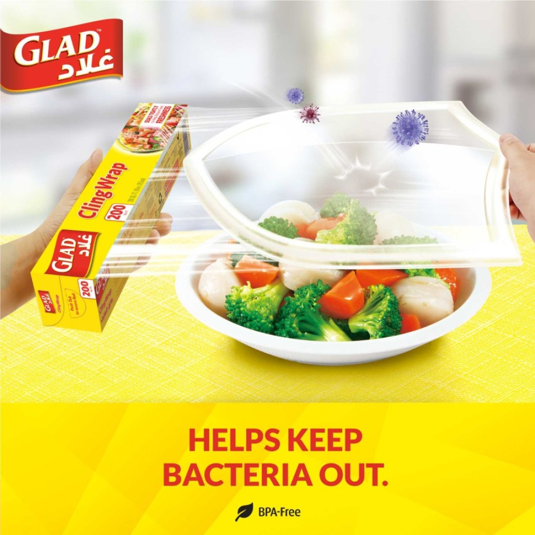 Glad Cling Wrap 200 sqft