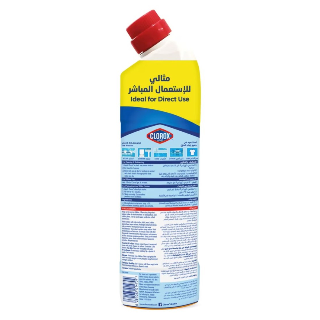 Clorox Bleach Gel And Cleaner Citrus Purity 750ml