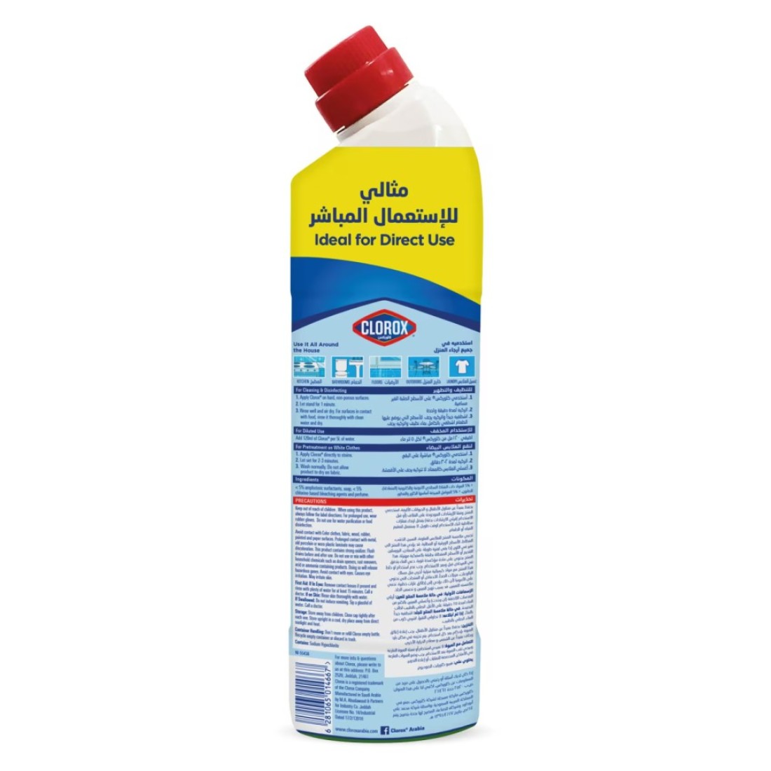 Clorox Bleach Gel And Cleaner Mint Freshness 750ml