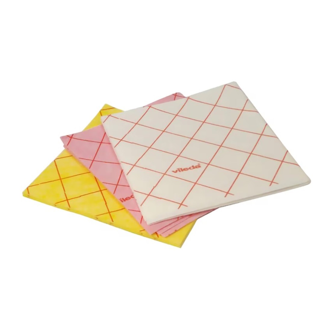 Vileda All Purpose Cleaning Cloth Yellow 3 PCS