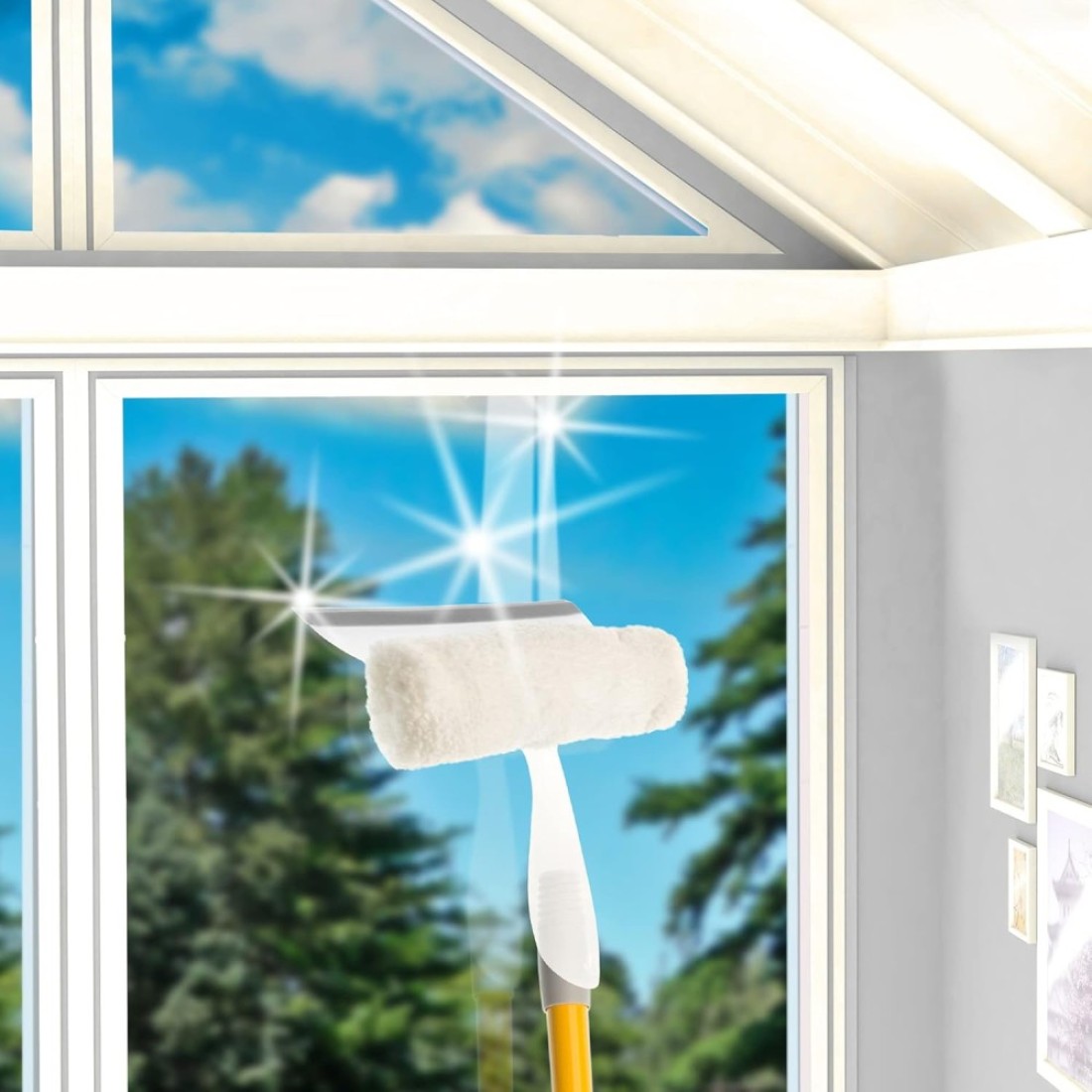 APEX WINDOW CLEANER WIPER WITH MICROFIBER 25 CM