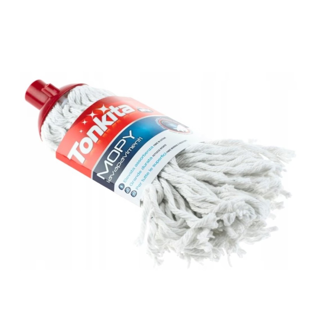 Tonkita Mopy Floorwashing Cotton Mop without Stick - Achieve Spotless Floors with Superior Absorbency and Durability