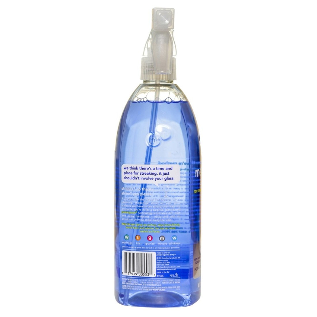 Method Glass Cleaner Spray, Mint, 828ml Pack of 2