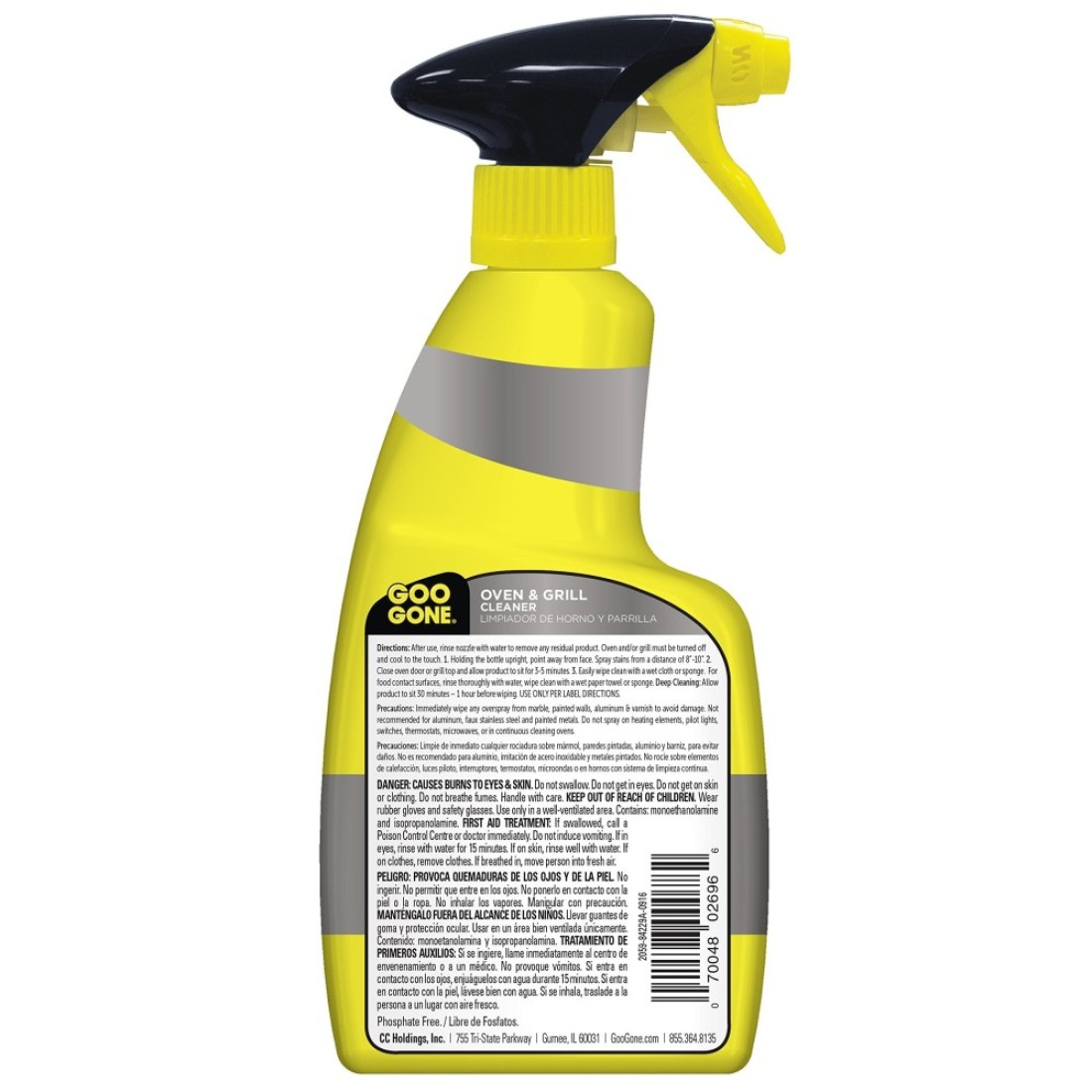 Goo GoneOven and Grill Cleaner 14 Ounce Removes Tough Baked On Grease and Food Spills Surface Safe