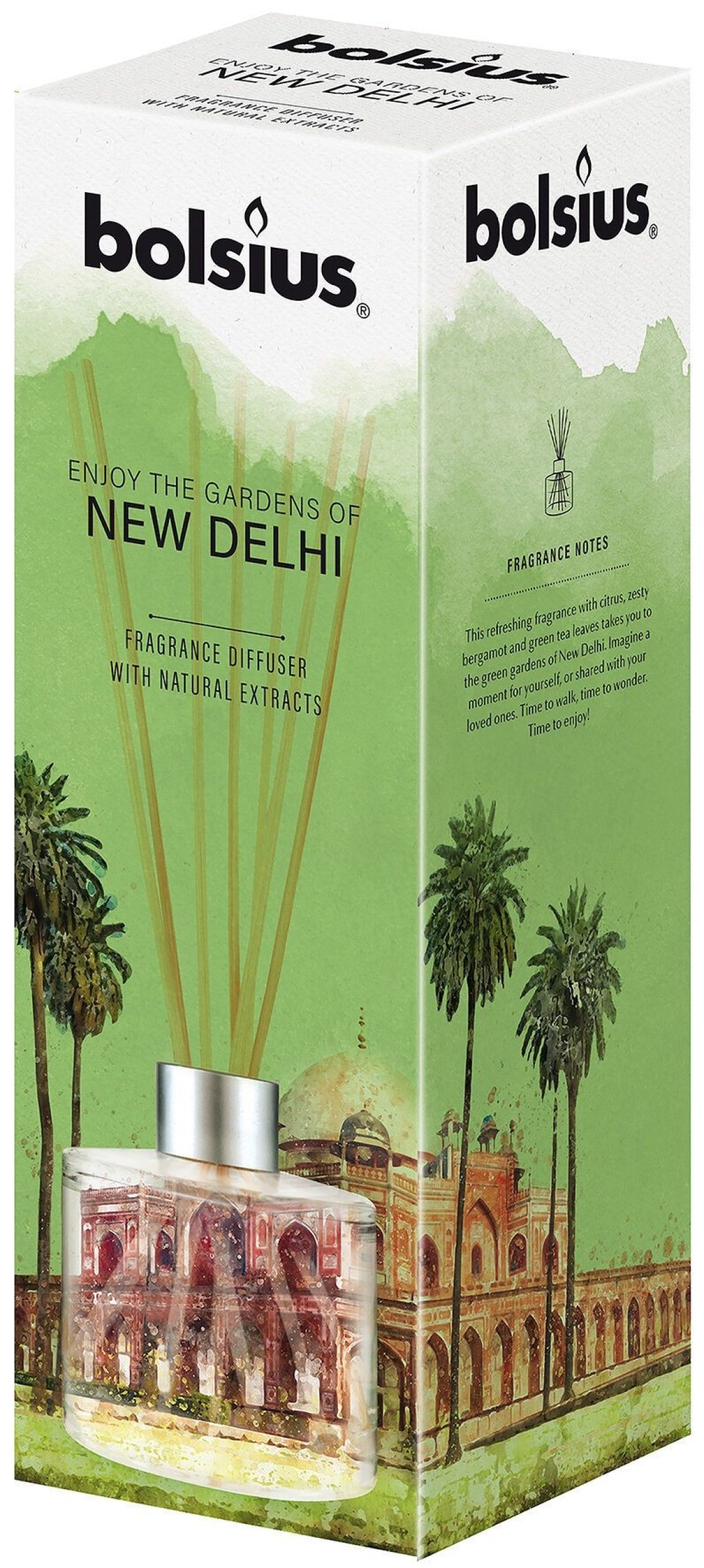 Bolsius New Delhi Fragrance Diffuser With Natural Extracts, 100ml