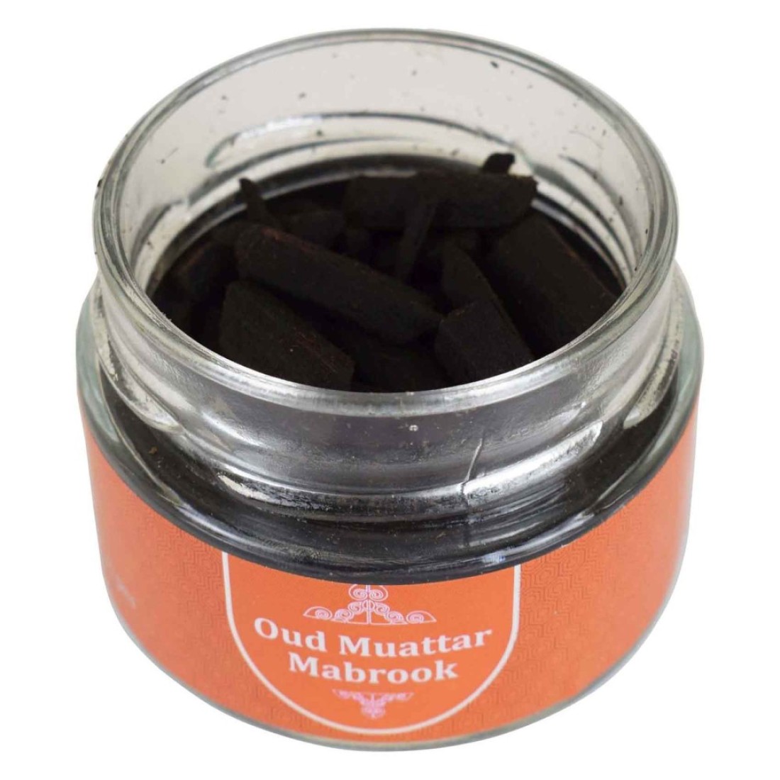 Al Riyah Mabrook Oud Muattar 40g Black And Orange