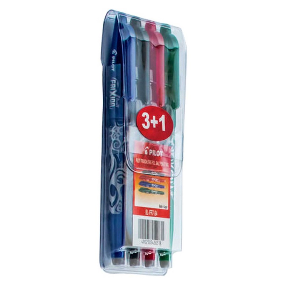Pilot Frixion Erasable Ball Pen Assorted 0.7mm 4 PCS