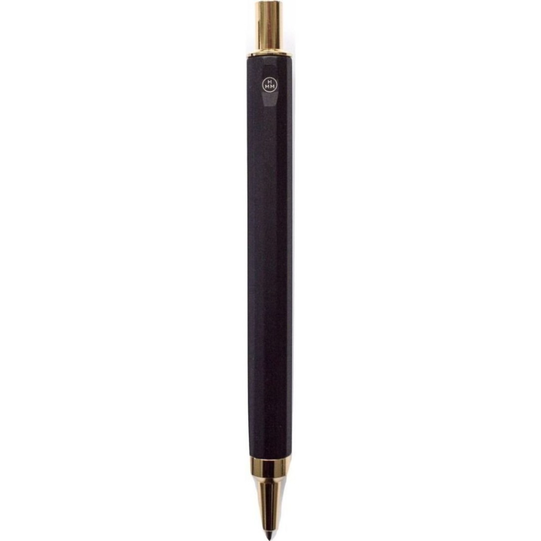 HMM Pencil 07mm Mechanical Lead Pencil for Office School Ideal for Drawing Writing Drafting Balanced Durable Aluminum Brass Design Black Gold