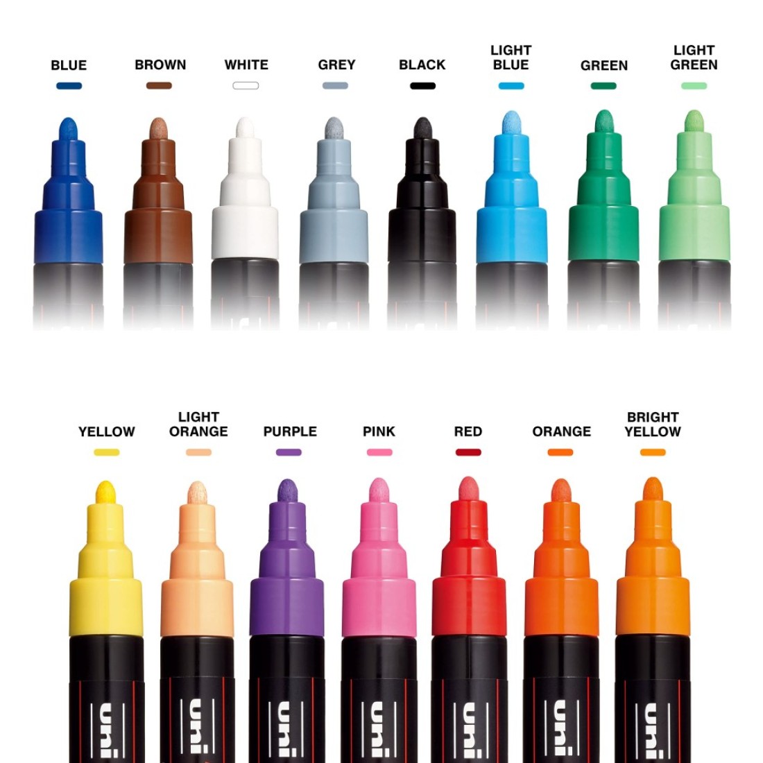 15 Posca Paint Markers 3M Fine Posca Markers of Acrylic Paint Penswith Reversible Tips Posca Pens for Art Supplies Fabric Paint Fabric Markers Paint Pen Art Markers
