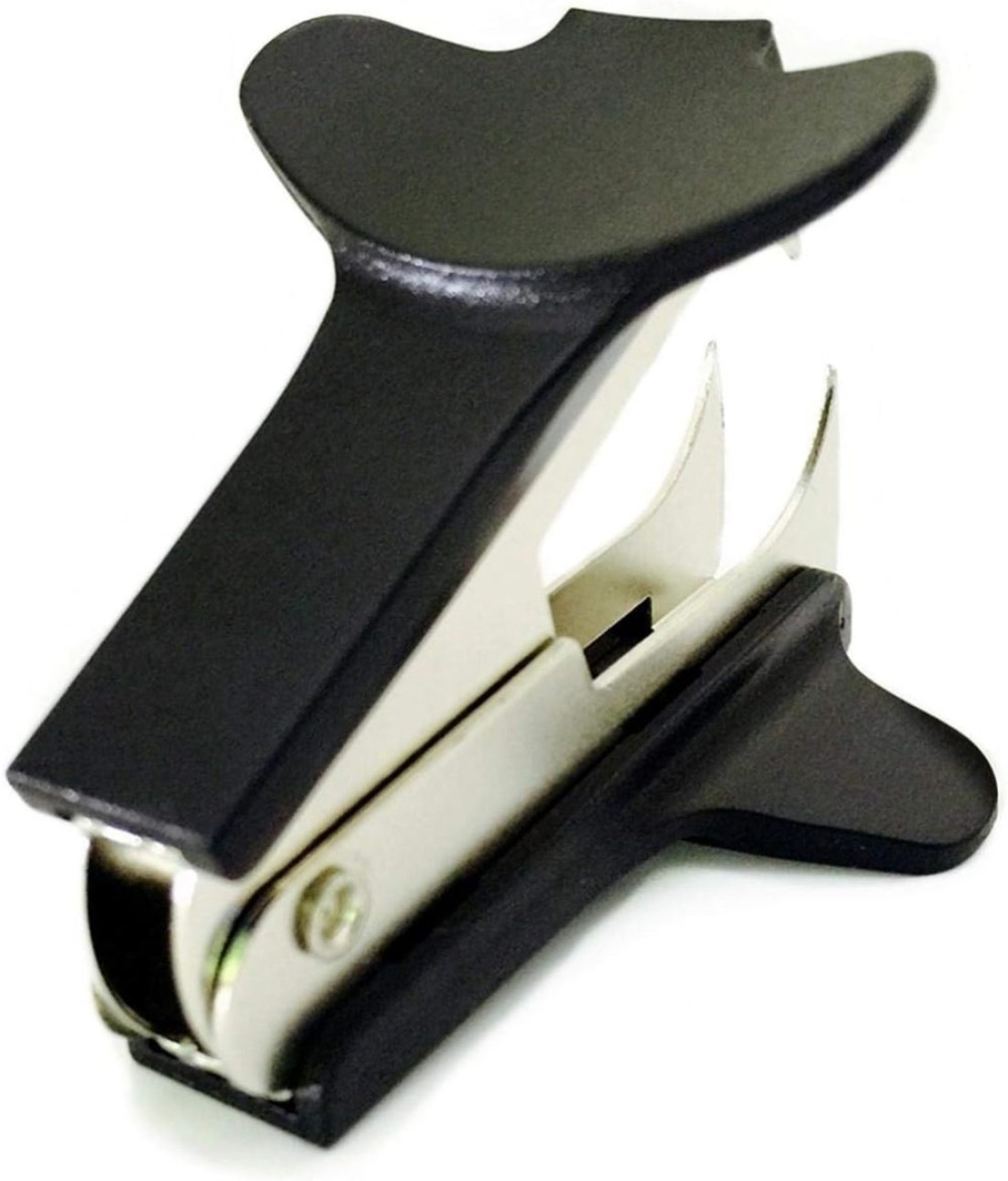 Fitto Staple Remover, Stainless Steel with Black Handle – Durable, Ergonomic Grip, Heavy Duty Staple Extractor, Ideal for Office, School, and Home Use