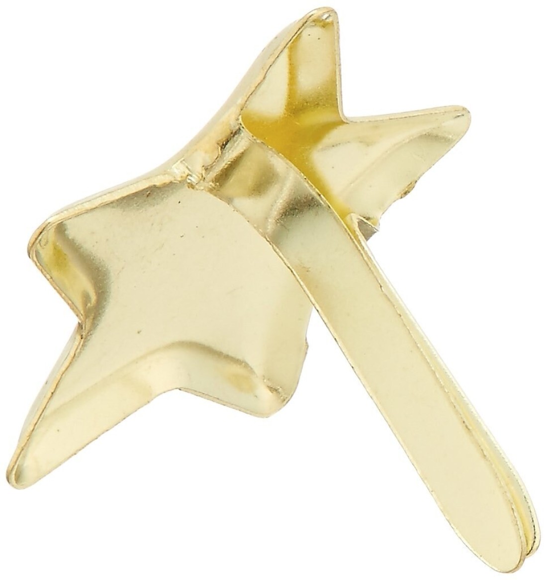 CREATIVE IMPRESSIONS Metal Paper Fasteners 50Pkg GoldStars