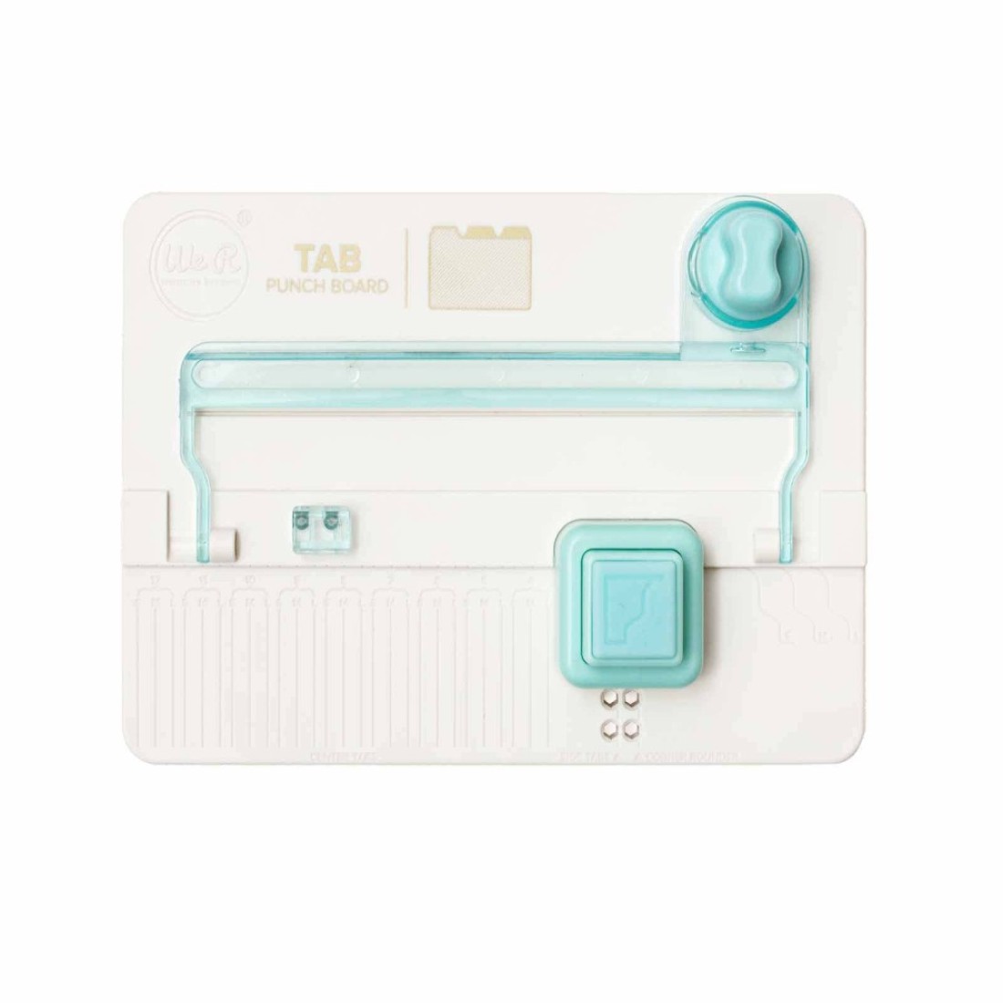We R Memory Keepers Tab Punch Board Arts and Crafts and Scrapbooking Tool Create Custom Tabs Labels Folders Planner Dividers and More