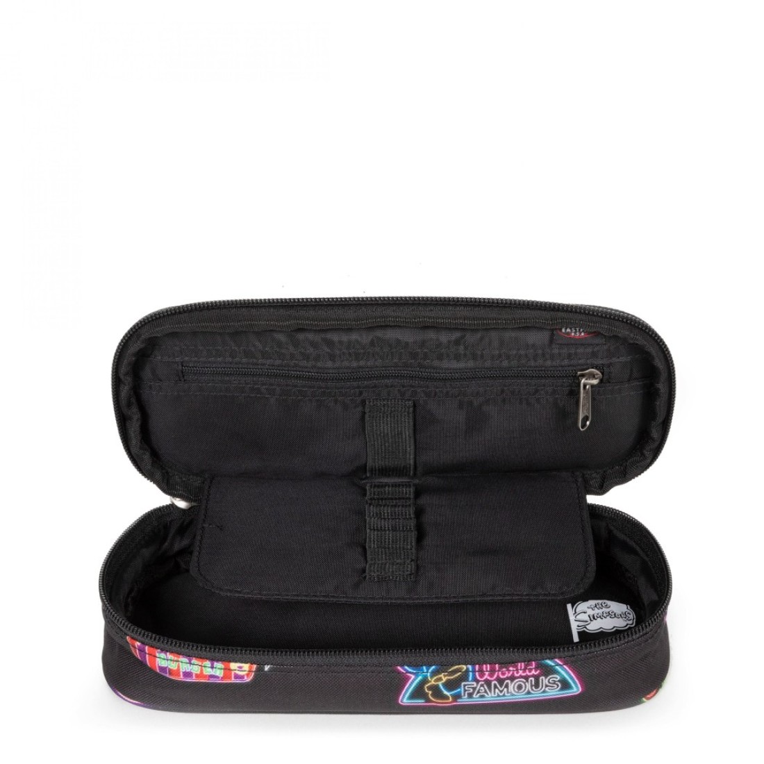 Eastpak Oval Single Simpsons Neon Print Large Hard Pencil Case