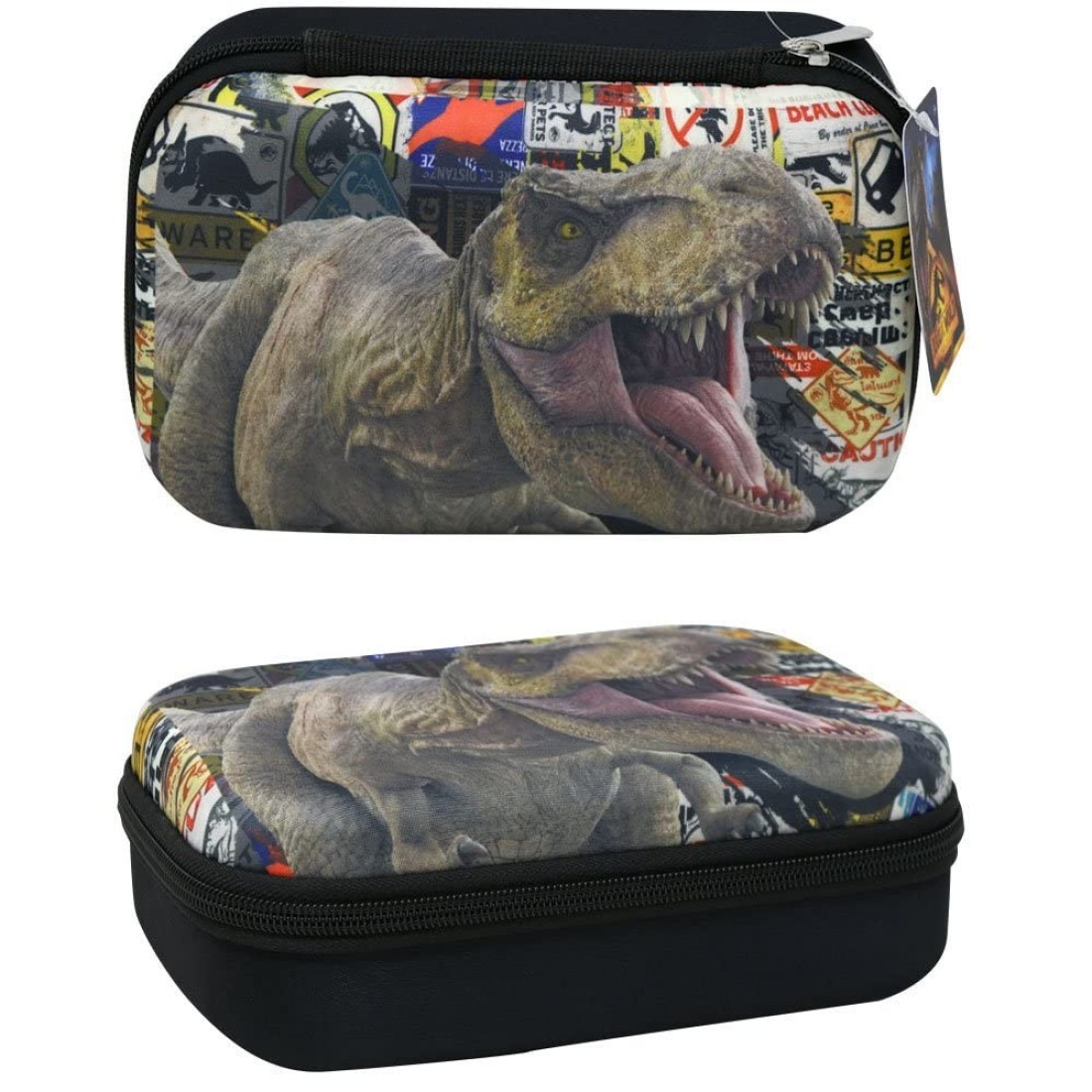 United Pacific Designs 712465JW Jurassic World Molded Eva Pencil Case Black Small