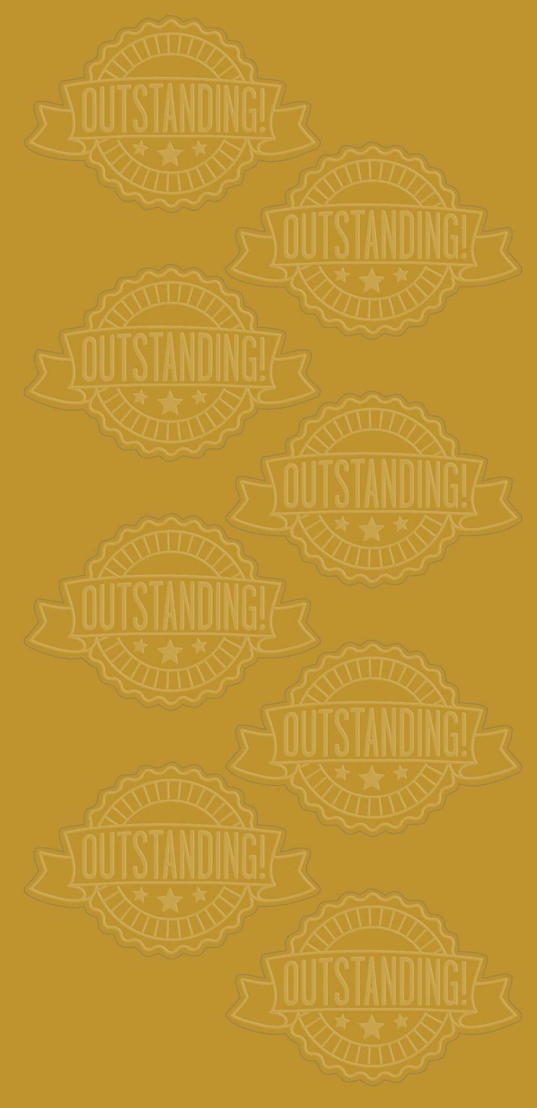Great Papers Outstanding Ribbon Embossed and Gold Foil Certificate Seal 175 48 Count 20104102