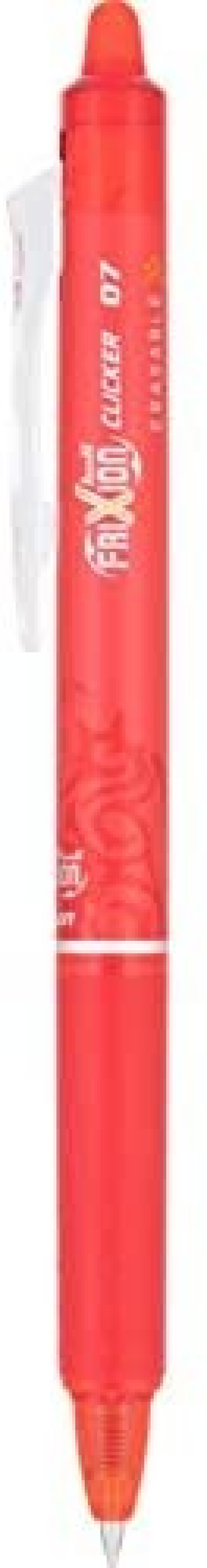 Pilot FriXion Clicker Retractable Erasable Gel Pens Fine Point Red 6 Pack 13610