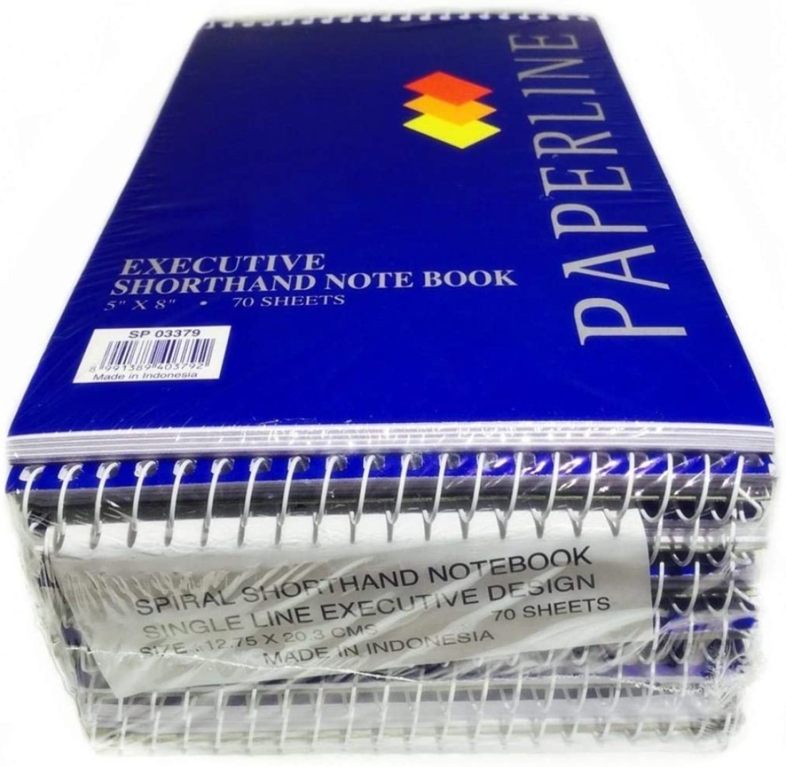 Generic Executive Shorthand Note Book 12 Pcs Bundle, 5&quot;&quot; X 8&quot;&quot;