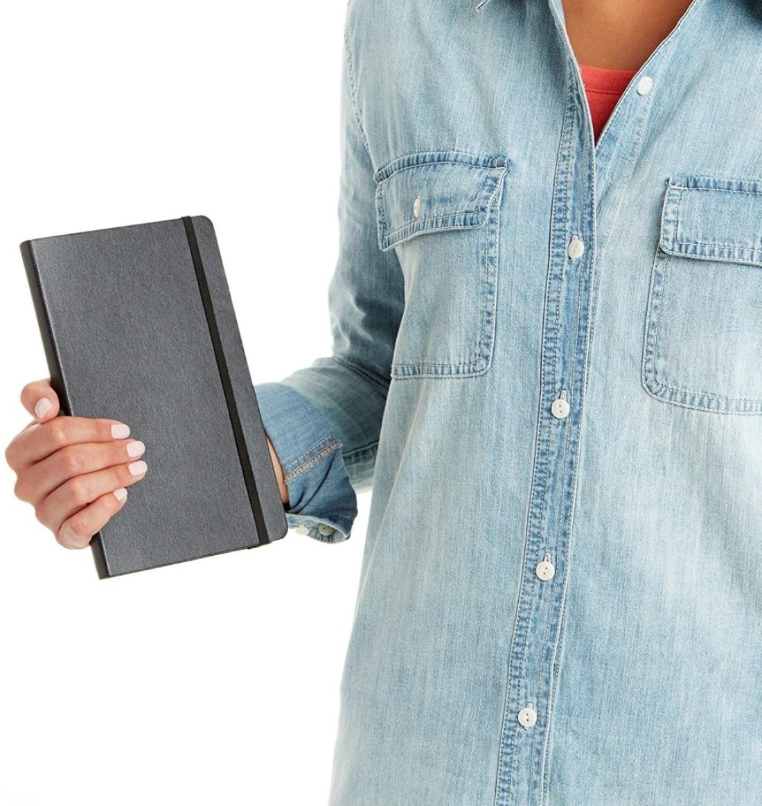 Generic Notebooks/Journals/Diary, Premium Thick Paper Leather Writing Journal, A5 Size, Hard Cover| Lined 200 Pages (6 X 8.25 Inches), Black