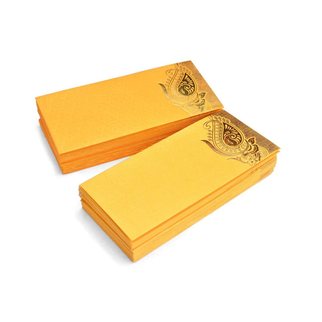 AargKraft Money Gift Envelopes Lifafa Multi Color Pack of 50 Premium Designer Envelopes Yellow Orange