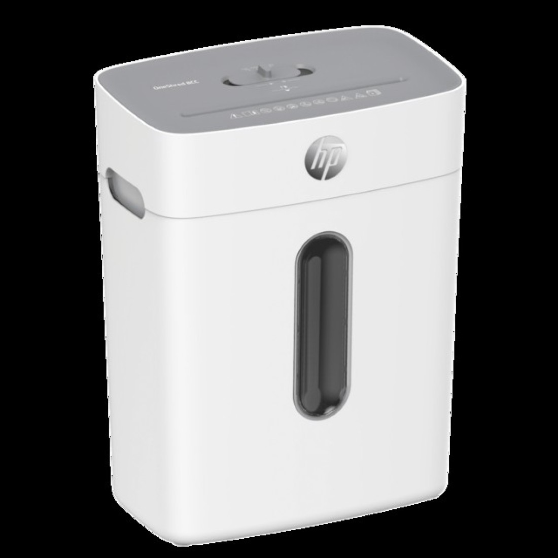 HP OneShred 8CC Office Paper Shredder Machine, P-4 Security, Cross Cut, 8 Sheets, 15L Bin - 2801