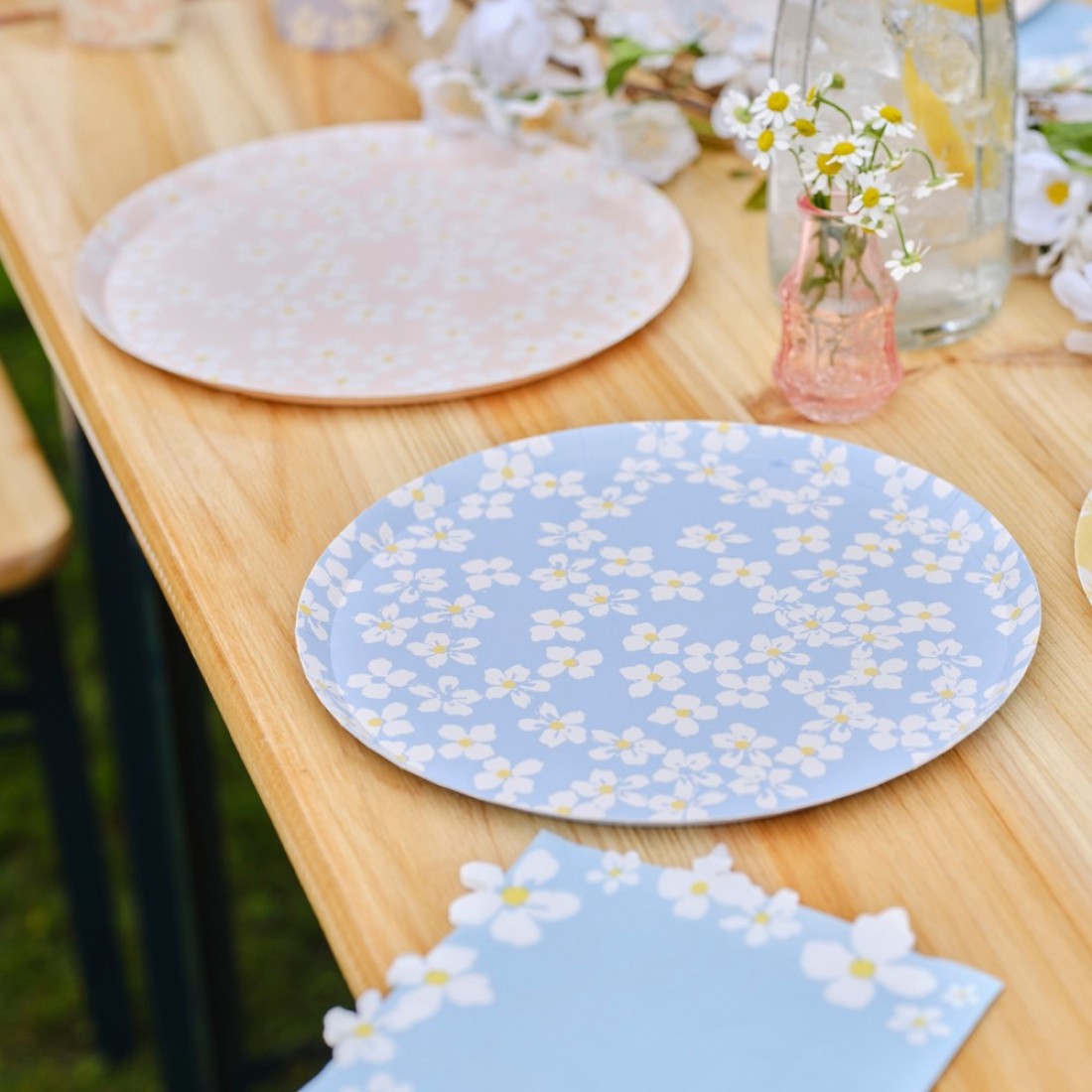 Ginger Ray Floral Paper Plates