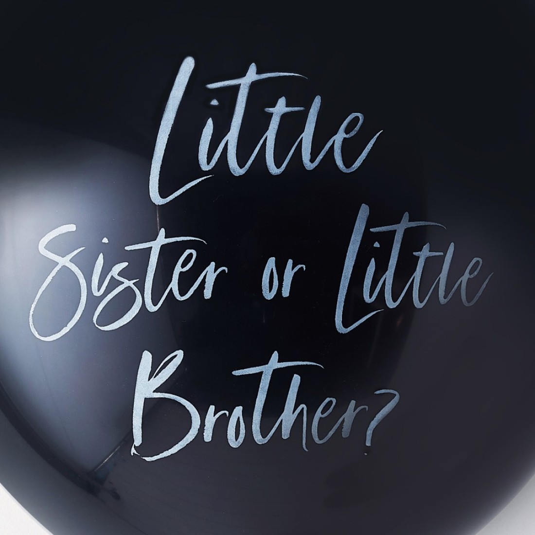 Ginger Ray Gender Reveal Little Brother Or Sister Balloon