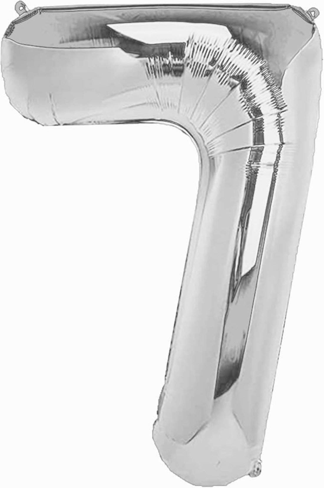 Ballunar Number 7 Silver Foil Balloon 65cm
