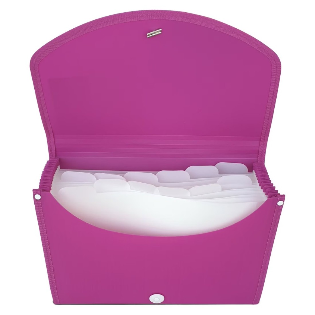 Maxi Expanding File with String A4 Size 13 Tab Pink