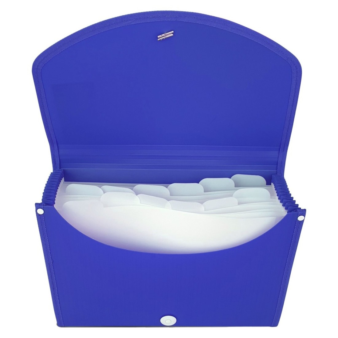 Maxi Expanding File with String A4 Size 13 Tab Blue