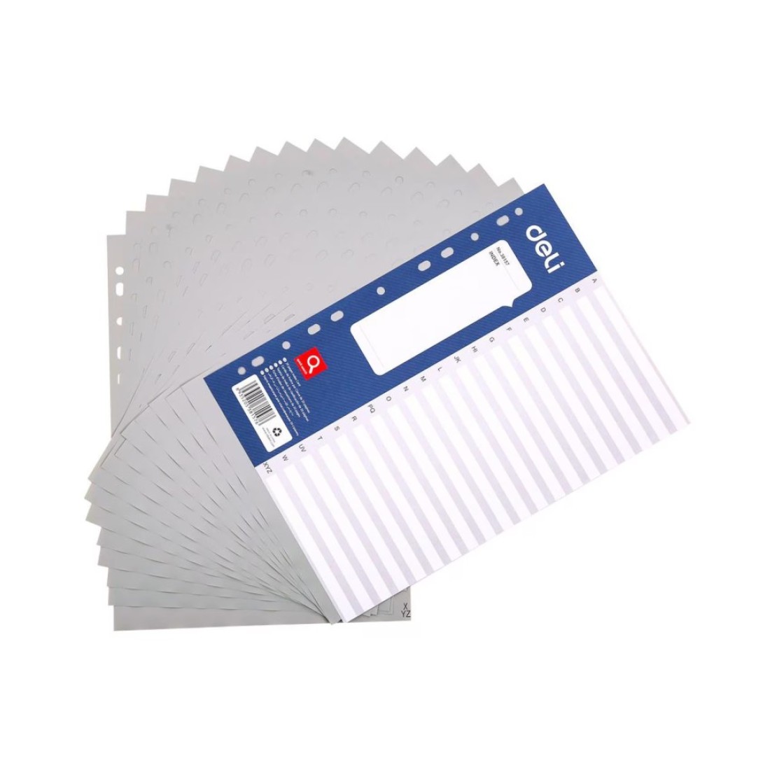 Deli PP Index Dividers A-Z 20 Sheets