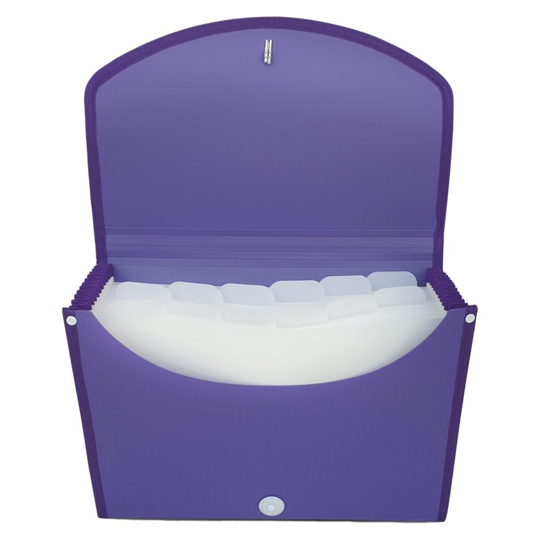 Maxi Expanding File with String A4 Size 13 Tab Purple