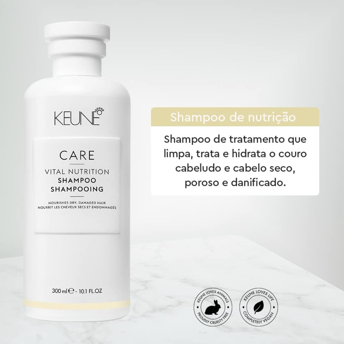 KEUNECARE Vital Nutrition Shampoo 101 Fl Oz Pack of 1