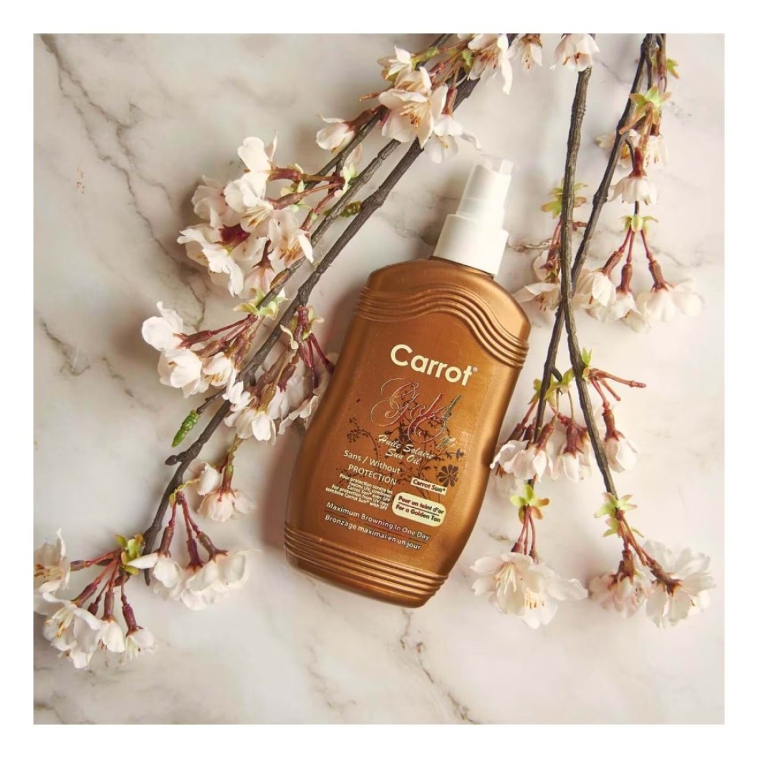 Carrot Sun Gold Tanning Oil Clear Brown 200ml