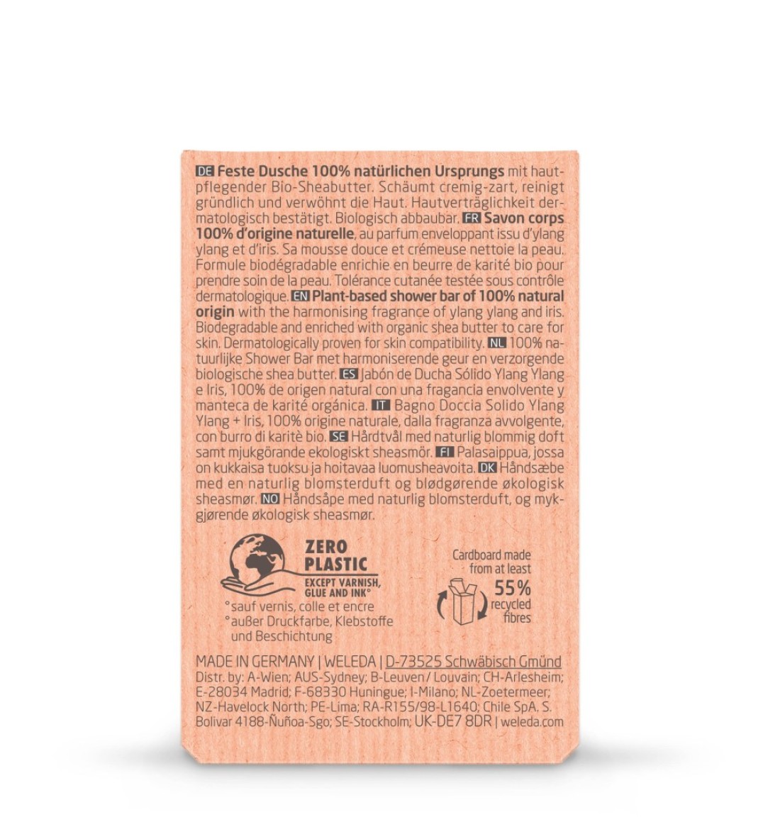 Weleda Ylang Ylang and Iris Shower Bar Clear