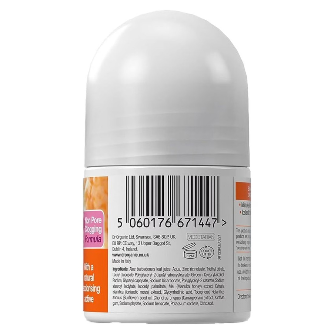 Dr.Organic Manuka Honey Deodorant Roll-on 50ml