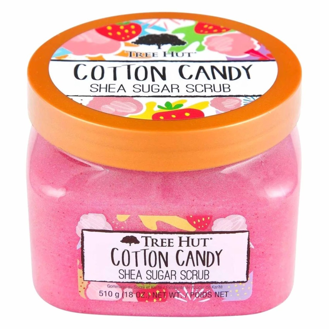 Tree Hut Cotton Candy Shea Sugar Scrub Pink 510g