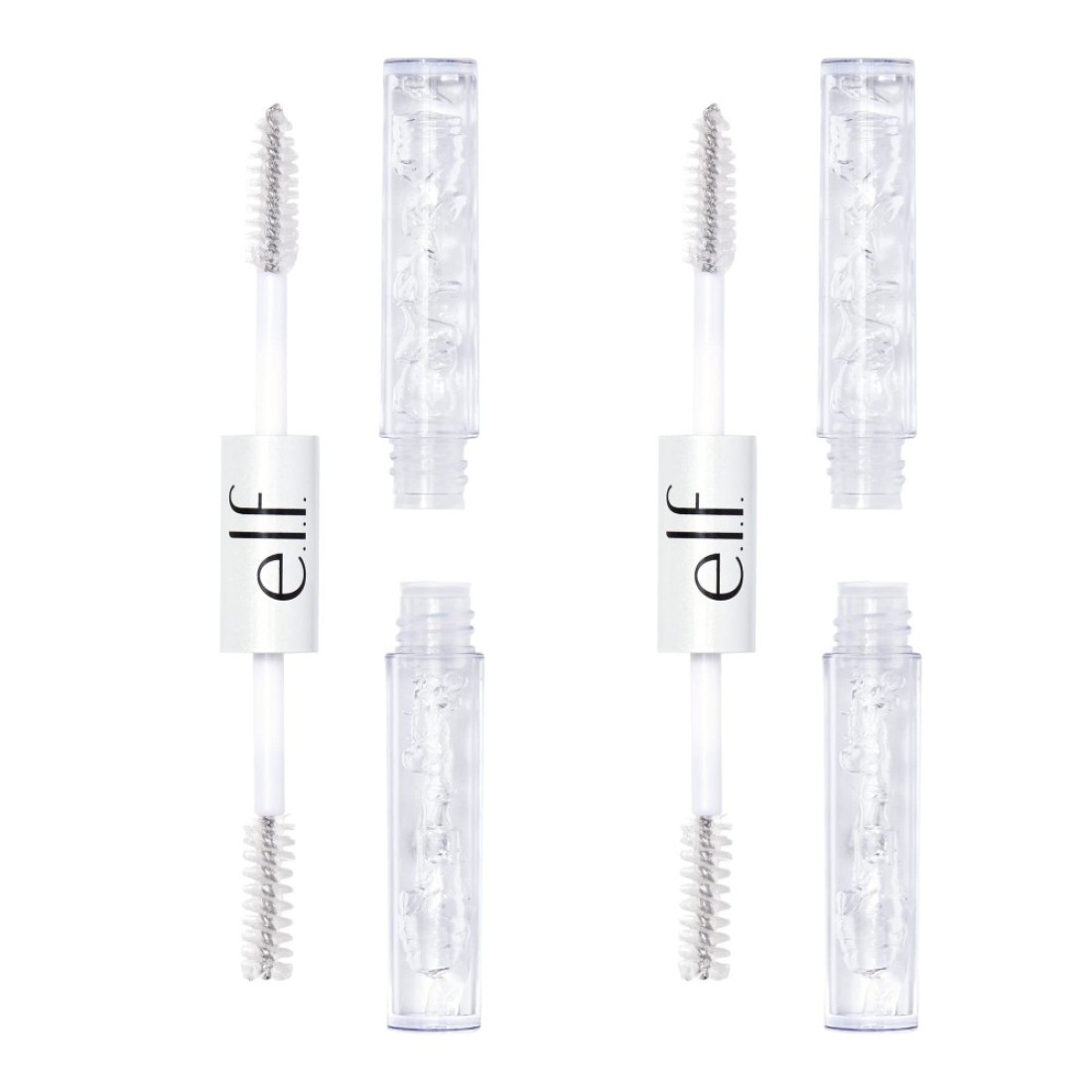 elfClear Lash Brow Mascara 2Pack Conditioning Clear Brow Lash Gel For Grooming Defining Separating LongLasting Vegan CrueltyFree