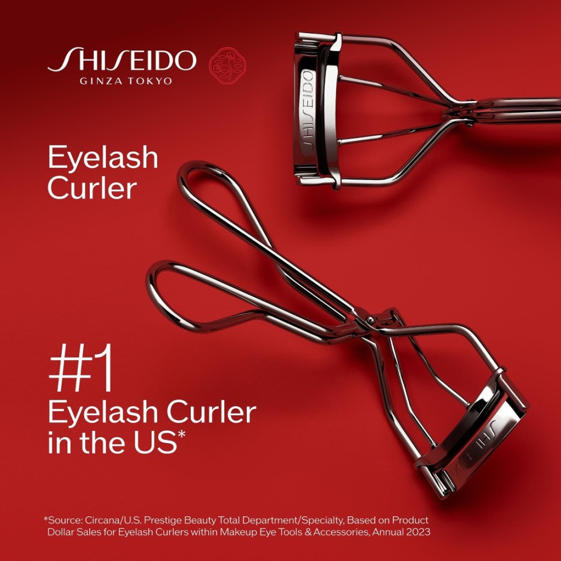 ShiseidoEyelash Curler Crimps Curls Lashes for Perfect EyeFraming Fringe Gentle Safe Includes Replacement Pad