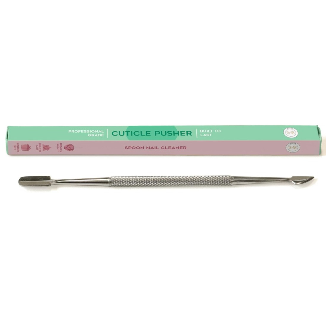 Malva Belle Cuticle Pusher Spoon Nail Cleaner Cuticle Remover Under Nail Cleaner Tool Stainless Steel Cuticle Pusher Tool Nail Cleaner For Women Cuticle Care Kit